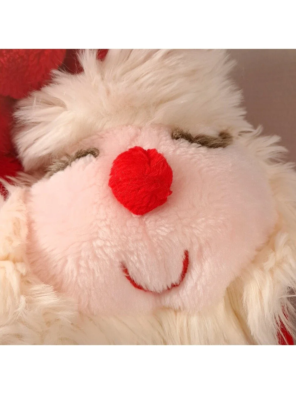 Vintage Ms. NOAH Santa Claus Plush Stuffed Weighted Toy Christmas Decor large